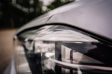 Araba lambası LED yakın çekim