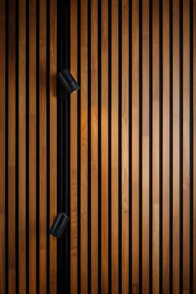 Acoustic panels background wooden beams modern background