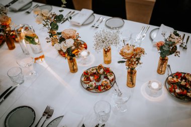 Yakın plan: kanepeler. Kanepeler peperoni, peynir, mozarella, üzüm, zeytin içerir. Resepsiyon, parti. Şişler aperatif..