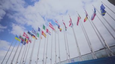 Strasbourg, Fransa 14 Mart 2023 - Strazburg, Fransa 'da Avrupa Parlamentosu' nda Genel Kurul 
