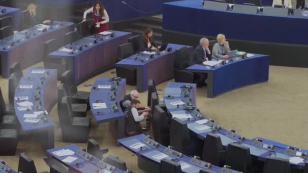 Strasburg Francja Marca 2023 Sesja Plenarna Parlamencie Europejskim Strasburgu Francja — Wideo stockowe