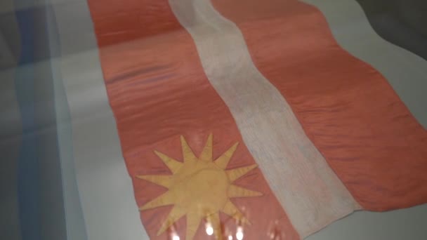 Λατινική Σημαία Της Λιβονικής Περιόδου — Αρχείο Βίντεο