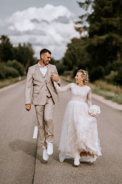 Valmiera, Letonya - 10 Ağustos 2023 -