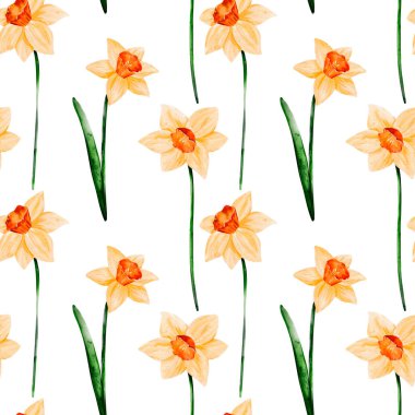 Paskalya Yumurtası ve Bunting Bayrakları Su Boyası Kusursuz Şenlikli Söğüt Mühürlü Bahar Tasarımı