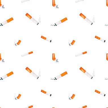 El yapımı nikotin ve duman dokusu tasarımı, sağlık ve önleme temaları için tekrarlanan arka plan