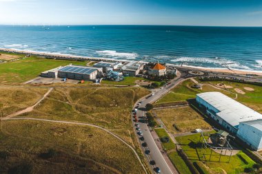 İskoçya 'daki Aberdeen şehrinin manzarası