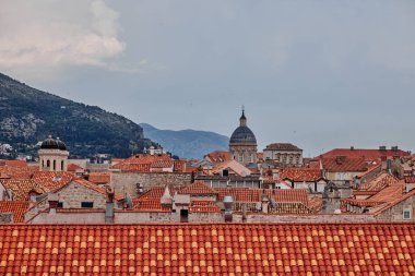 panorama, aerial view on Dubrovnik, Croatia