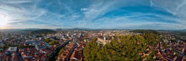 City of Ljubljana in Slovenia, Europe clipart