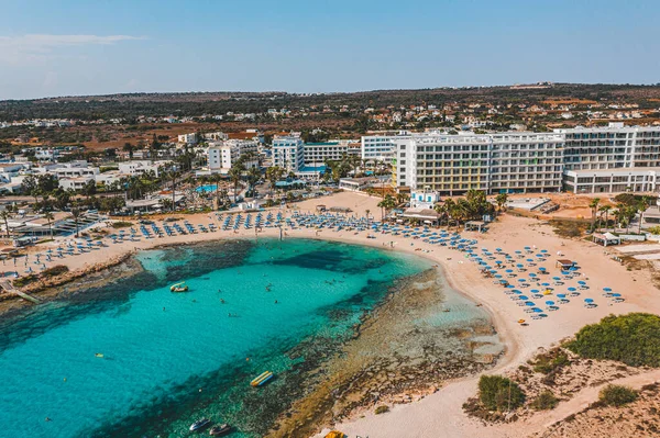 Playa Vathia Gonia Ayia Napa Chipre — Foto de Stock