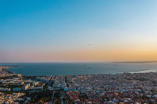 Byen Thessaloniki Grækenland Baggrund - Stock-foto