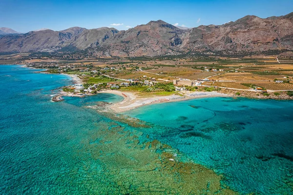 Frangokastello Sua Praia Creta Grécia — Fotografia de Stock