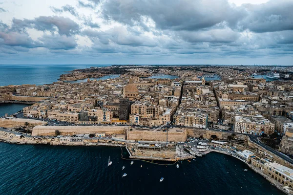 Oude Binnenstad Van Valletta Malta — Stockfoto