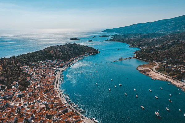 Острів Порос Греції Тлі — стокове фото