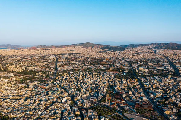 Die Stadt Athen Griechenland Hintergrund — Stockfoto