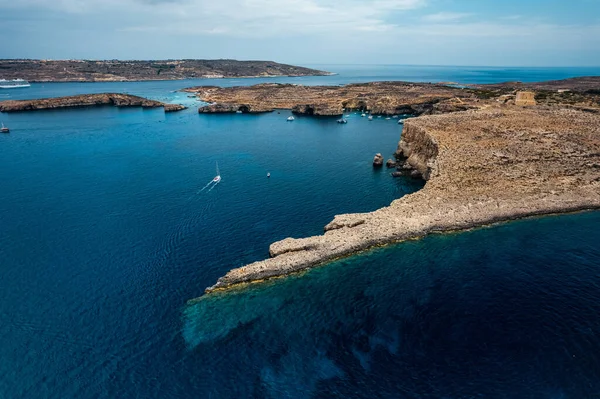 Island Comino Malta Background — Foto de Stock