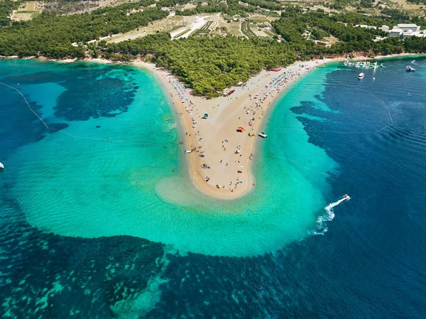 stock image Zlatni Rat in Bol, Croatia