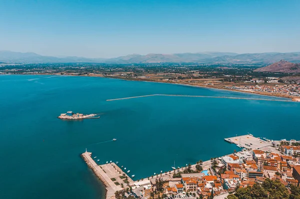 Die Stadt Nauplia Griechenland Hintergrund — Stockfoto