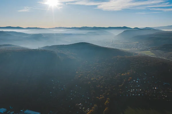 Slovakya Nın Zvolen Kentindeki Terk Edilmiş Dağların Manzarası — Stok fotoğraf