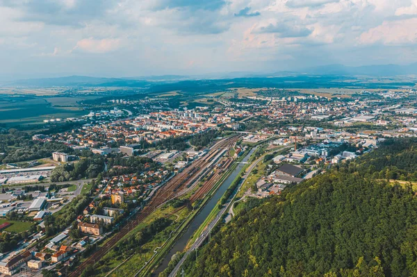 Aerial View Zvolen Slovakia — Stock Photo, Image