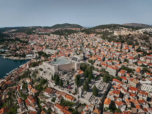 Stad Sibenik Kroatië — Stockfoto