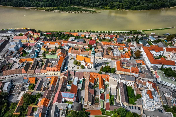 Hainburg City River Donau Austria — Stock Photo, Image