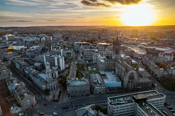 Vista Panorâmica Cidade Aberdeen Escócia — Fotografia de Stock
