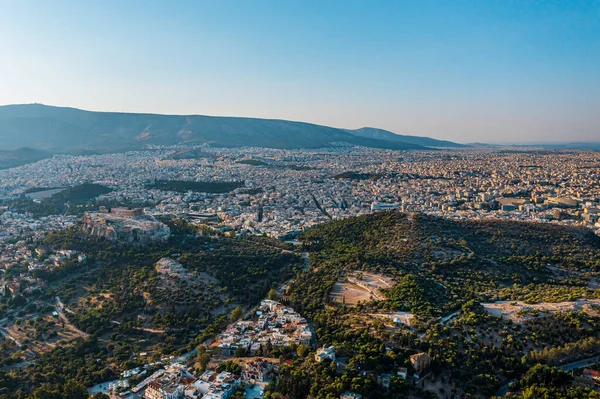 Die Stadt Athen Griechenland Hintergrund — Stockfoto
