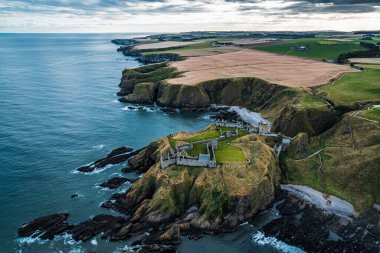 nature scenic view Dunnottar, Scotland.