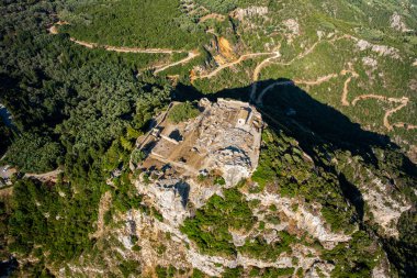 Angelokastro Castle in Corfu, Greece