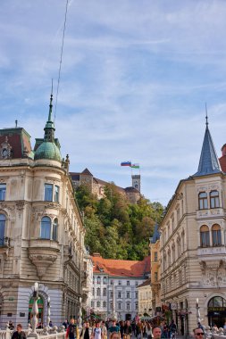 Ljubljana 'nın Slovenya, Avrupa' daki mimarisi