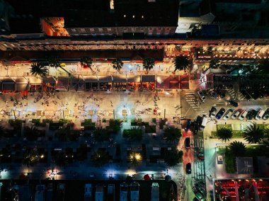 City of Split in Croatia at evening on background