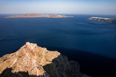 Santorini Caldera 'nın Güzelliği, Yunanistan