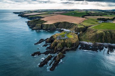 nature scenic view Dunnottar, Scotland.