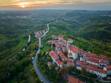 Slovenya 'da Smartno' da Günbatımı