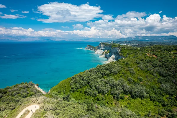 Cape Drastis Corfu Greece — Stock Photo, Image