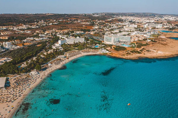 Strand Van Nissi Ayia Napa Cyprus — Stockfoto