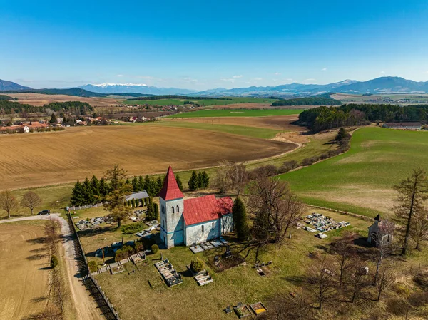 Церква Зіліні Словаччина — стокове фото