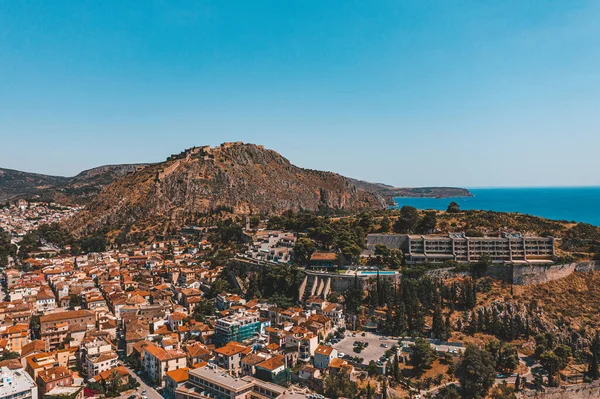 Πόλη Του Ναυπλίου Στην Ελλάδα Φόντο — Φωτογραφία Αρχείου