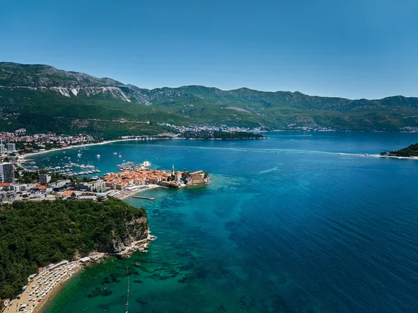 Budva Cidade Velha Montenegro — Fotografia de Stock