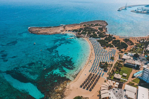 Strand Van Makronissos Ayia Napa Cyprus — Stockfoto