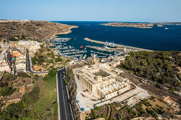 Hafen Von Mgarr Gozo Malta — Stockfoto
