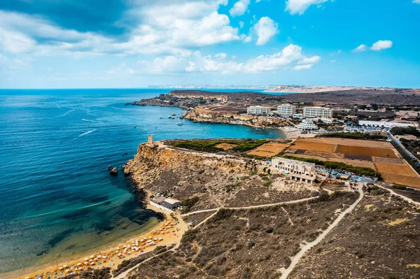 Malta Gajn Tuffiea Travel Place Background — 图库照片