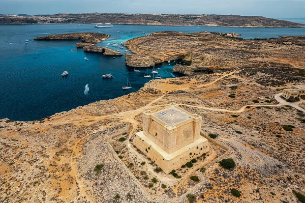 Island Comino Malta Background —  Fotos de Stock