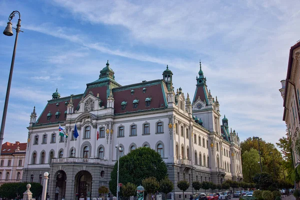 Ljubljana 'nın Slovenya, Avrupa' daki mimarisi