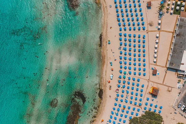 Kıbrıs Rum Kesimi Nin Ayia Napa Kentindeki Makronissos Sahili — Stok fotoğraf