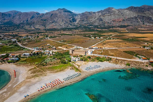 Frangokastello Its Beach Crete Greece — Stock Photo, Image
