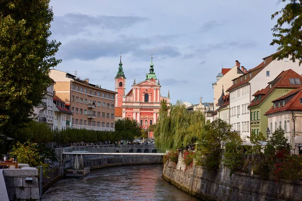Ljubljana Stad Slovenien Europa — Stockfoto