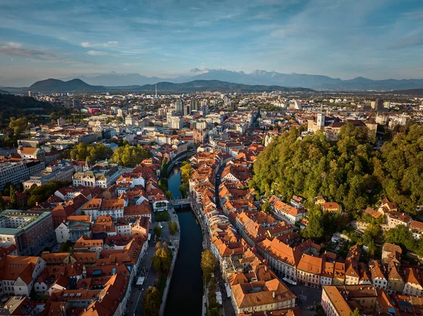 Stad Ljubljana Slovenië Europa — Stockfoto