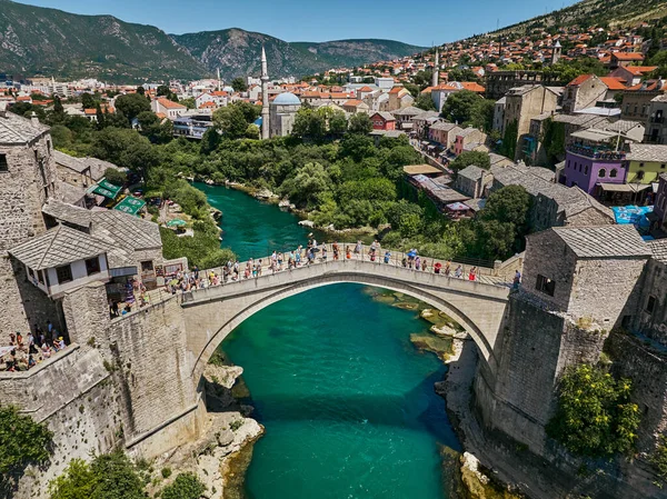 Puente Viejo Mostar Bosnia Herzegovina —  Fotos de Stock