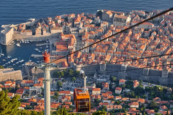 Panorama Aerial View Dubrovnik Croatia — Photo